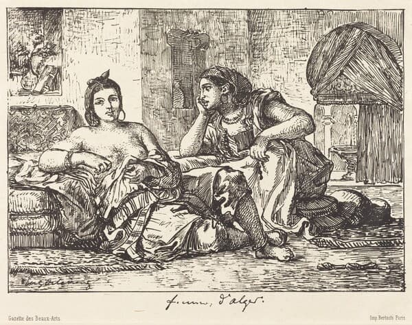 Femmes d'Alger — Eugène Delacroix