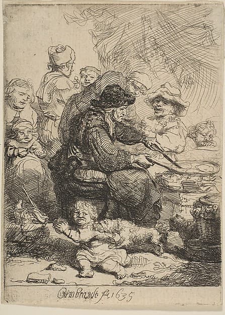 The Pancake Woman — Rembrandt