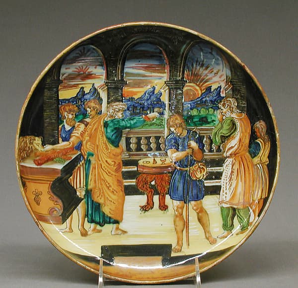 The Annointing of David by Samuel — Based on a composition by Raphael
