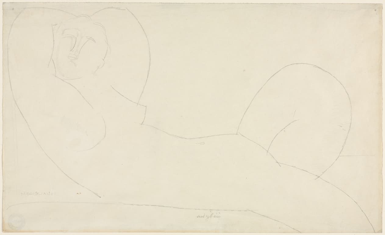 Reclining Female Nude — Amedeo Modigliani